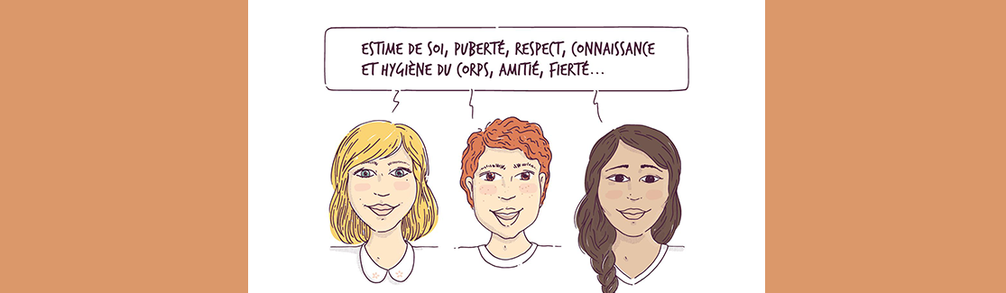 Bandeau de Programme d’éducation à la santé sexuelle pour les adolescents présentant une déficience intellectuelle (PESSADI)